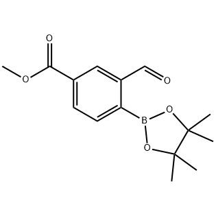 بینزوک ایسڈ، 3-فارمائل-4-(4,4,5,5-ٹیٹرامیتھائل-1,3,2-ڈائی آکسابورولان-2-yl)-، میتھائل ایسٹر CAS نمبر: 2271348-22-0